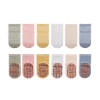 Children's floor socks, summer pure cotton girls' indoor anti-slip and cool walking socks, little boys' breathable mesh mid-calf socks Item Picture